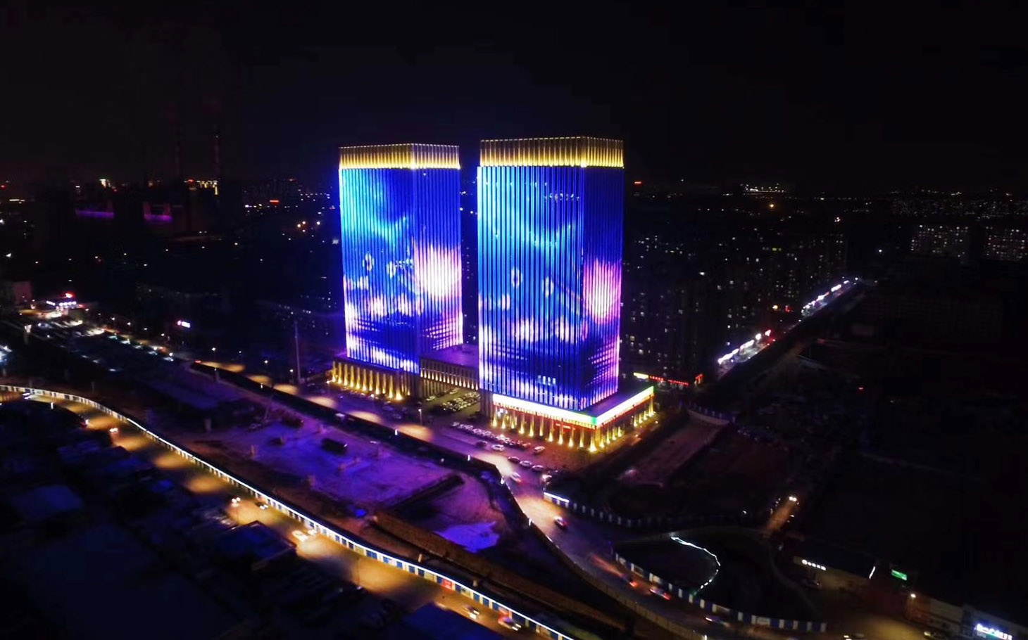 【吉林】金色東方商業綜合體亮化